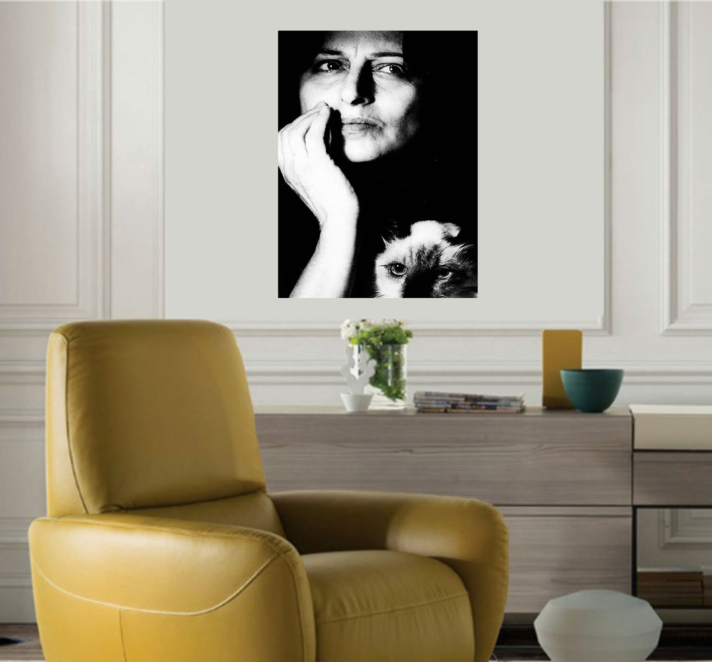 Papiarte, Cinema Italiano art. 06 Anna Magnani, Stampa digitale DOWNLOAD immediato, poster vintage, arte cinema vendita online.