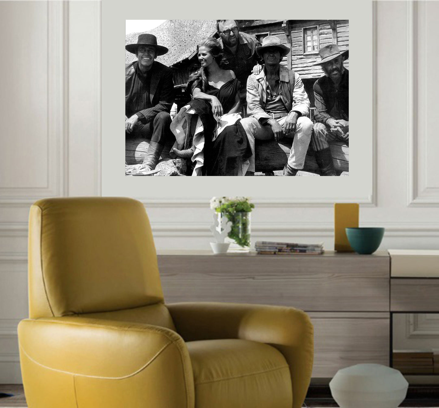 Papiarte, Cinema Italiano art. 10 C'era una volta il West, Stampa digitale DOWNLOAD immediato, poster vintage, arte cinema, vendita online.