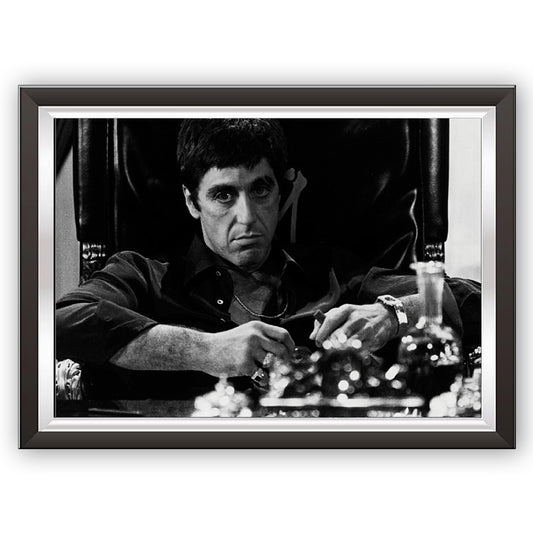 art. c01 Cinema Americano Poster Vintage / Al Pacino Scarface/ Locandina Stampa su Carta Artistica Torkon, per arredamento e decorazione casa, ufficio / Vendita Online / Galleria Papiarte ®