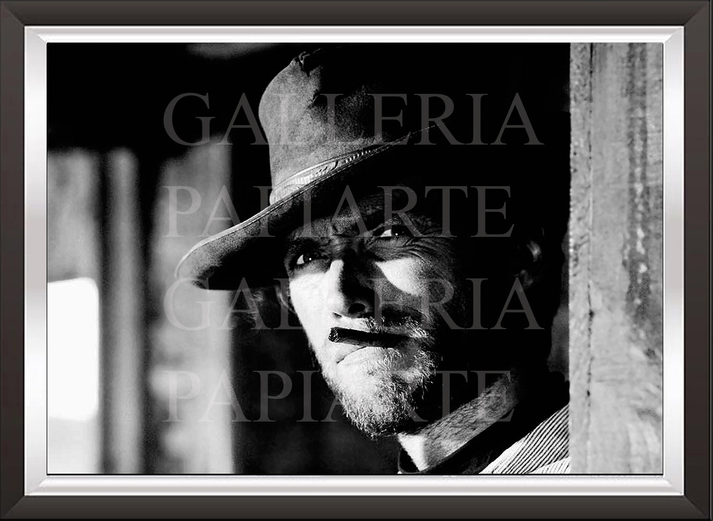 Art. b14 Stampa Poster Cinema Italiano, Clint Eastwood nel film Il texano dagli occhi di ghiaccio, Giclée su Carta  Fotografica, Vendita Online, Galleria PapiArte®