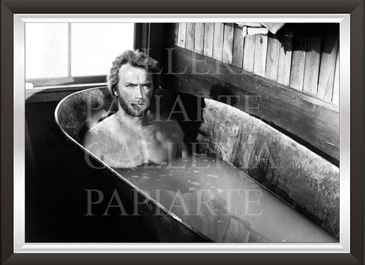 art. b15 Cinema Italiano Poster Vintage Clint Eastwood/ Locandina Stampa su Carta Artistica Torkon, per arredamento e decorazione casa, ufficio / Vendita Online / Galleria Papiarte ®