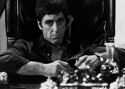 Papiarte, Cinema Americano art. 01 Al Pacino nel film Scarface, Stampa digitale DOWNLOAD immediato, poster vintage, arte cinema, vendita online.