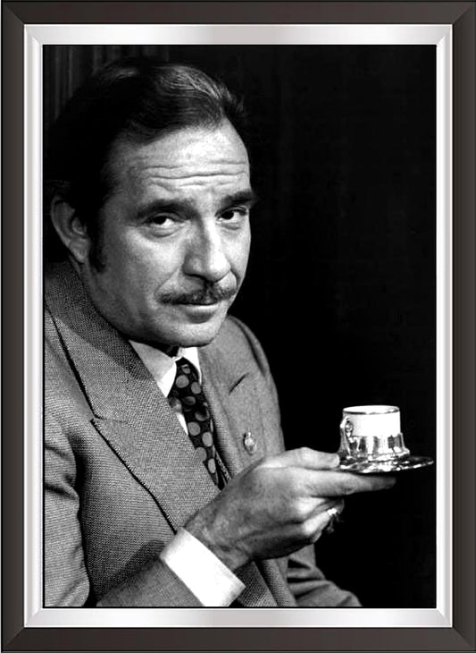 art. d03 Cinema Caffé Poster Vintage / Ugo Tognazzi / Locandina Stampa su Carta Artistica Torkon, per arredamento e decorazione casa, ufficio / Vendita Online / Galleria Papiarte ®