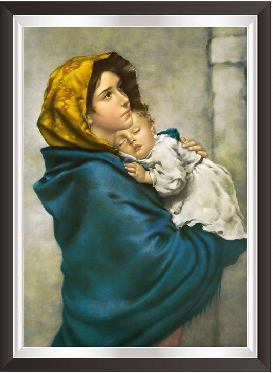 art. i01 Arte Classica Locandine Poster Vintage / Roberto Ferruzzi La madonna delle vie / Locandina Stampa su Carta Artistica Torkon, per arredamento e decorazione casa, ufficio / Vendita Online / Galleria Papiarte ®