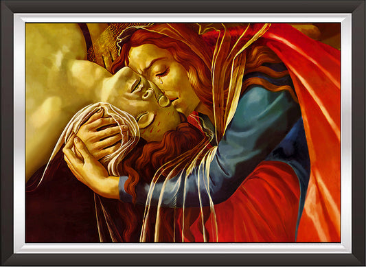 art. i02 Arte Classica Locandine Poster Vintage / Botticelli Pietà / Locandina Stampa su Carta Artistica Torkon, per arredamento e decorazione casa, ufficio / Vendita Online / Galleria Papiarte ®