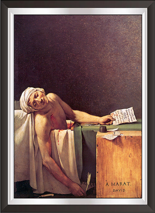 Kunst. i17 Klassische Kunstposter Vintage-Poster / Jacques Louis David Marat / Posterdruck auf Torkon-Kunstpapier, für Heim- und Büroeinrichtung und Dekoration / Online-Verkauf / Galerie Papiarte ®