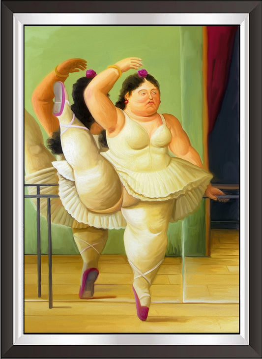 art. m23 Botero Poster Vintage / La ballerina classica / Stampa su Carta Artistica Torkon, per arredamento e decorazione casa, ufficio / Vendita Online / Galleria Papiarte ®