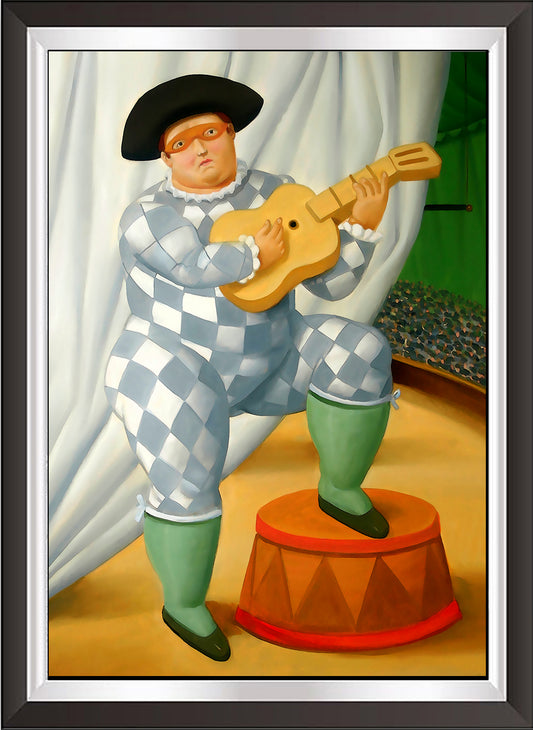 art. m33 Botero Poster Vintage / Il circo / Stampa su Carta Artistica Torkon, per arredamento e decorazione casa, ufficio / Vendita Online / Galleria Papiarte ®