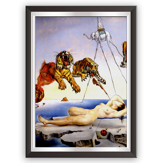 art. q02 Salvador Dali' / Poster Vintage / Sogno causato dal volo di un'ape / Stampa su Carta Artistica Torkon, per arredamento e decorazione casa, ufficio / Vendita Online / Galleria Papiarte ® (copia)