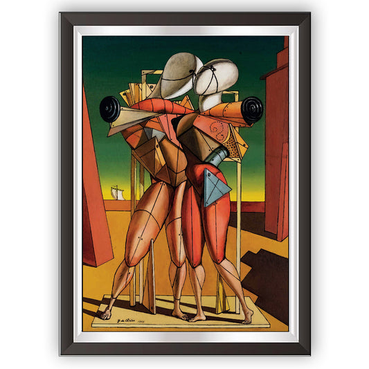 Kunst. r26 Giorgio De Chirico / Vintage-Poster / Hector und Andromeda / Druck auf Torkon-Kunstpapier, für Heim- und Büroeinrichtung und Dekoration / Online-Verkauf / Galerie Papiarte ®