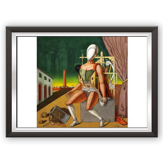 Kunst. r30 Giorgio De Chirico / Vintage-Poster / Orpheus der Troubadour / Druck auf Torkon-Kunstpapier, für Heim- und Büroeinrichtung und Dekoration / Online-Verkauf / Galerie Papiarte ®