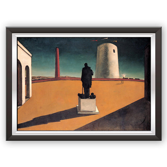 Kunst. r31 Giorgio De Chirico / Vintage-Poster / Rätsel eines Tages / Druck auf Torkon-Kunstpapier, für Heim- und Büroeinrichtung und Dekoration / Online-Verkauf / Galerie Papiarte ®